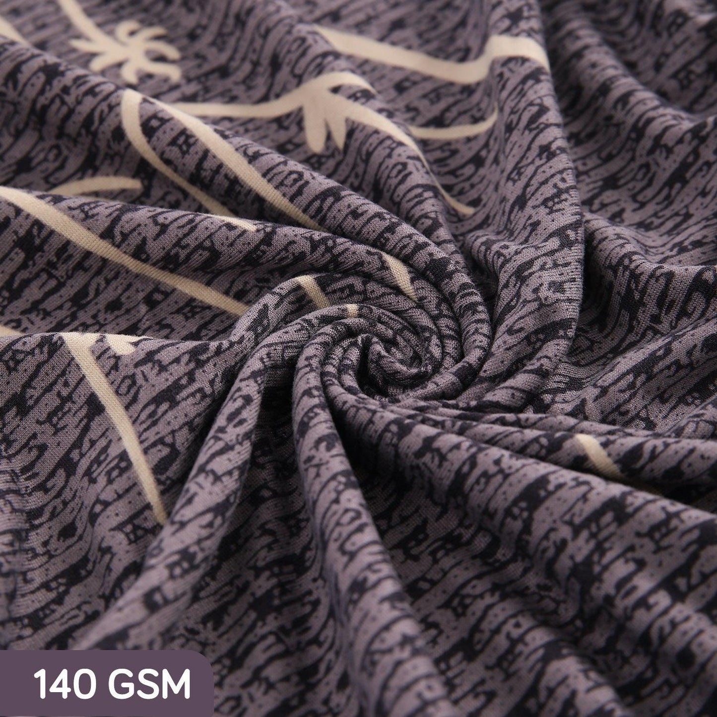 Dark Coffee Twigs Printed Elastic Sofa Cover - HOKIPO | Har Ghar ka Humsafar