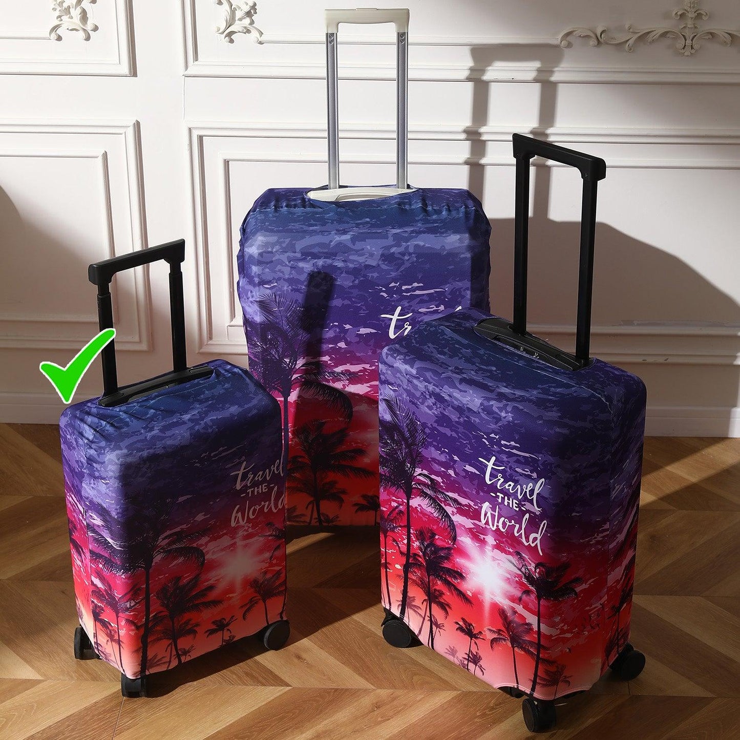 Red-Purplle trolly bag cover - HOKIPO | Har Ghar ka Humsafar