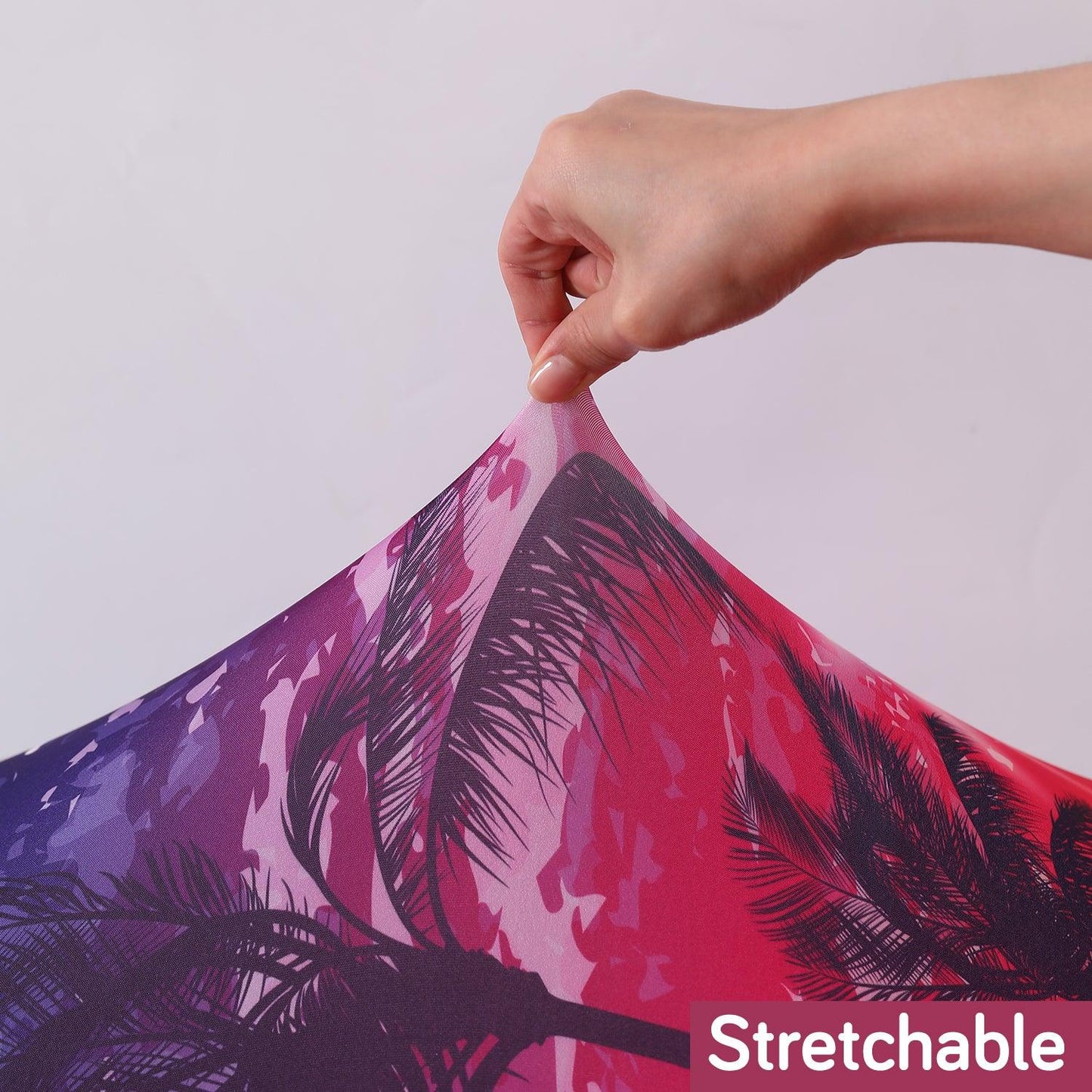Red-Purplle Stretchable trolly bag cover - HOKIPO | Har Ghar ka Humsafar