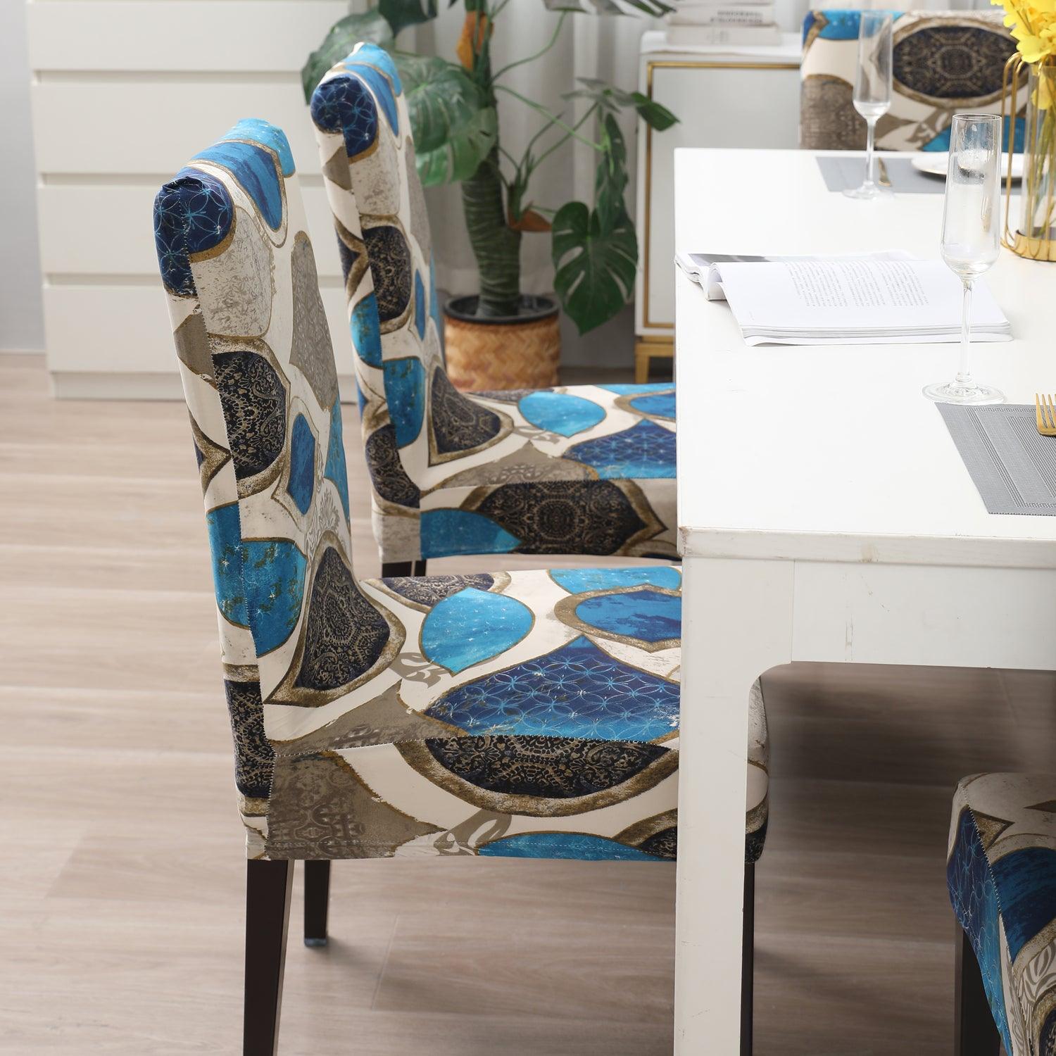 Eqyptian Art print stylish chair cover | Hokipo