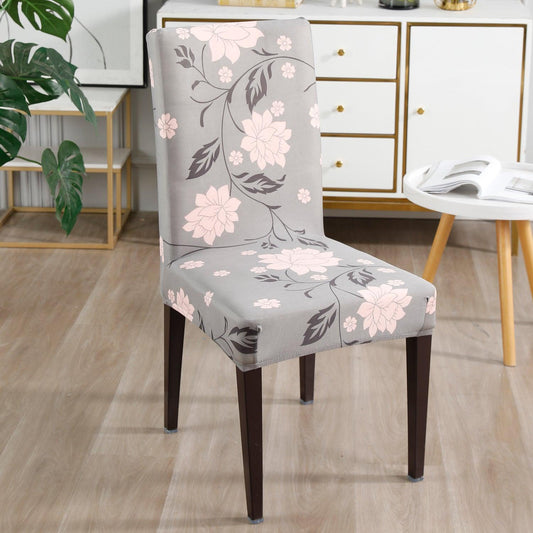 Grey Dahlia chair covers Set