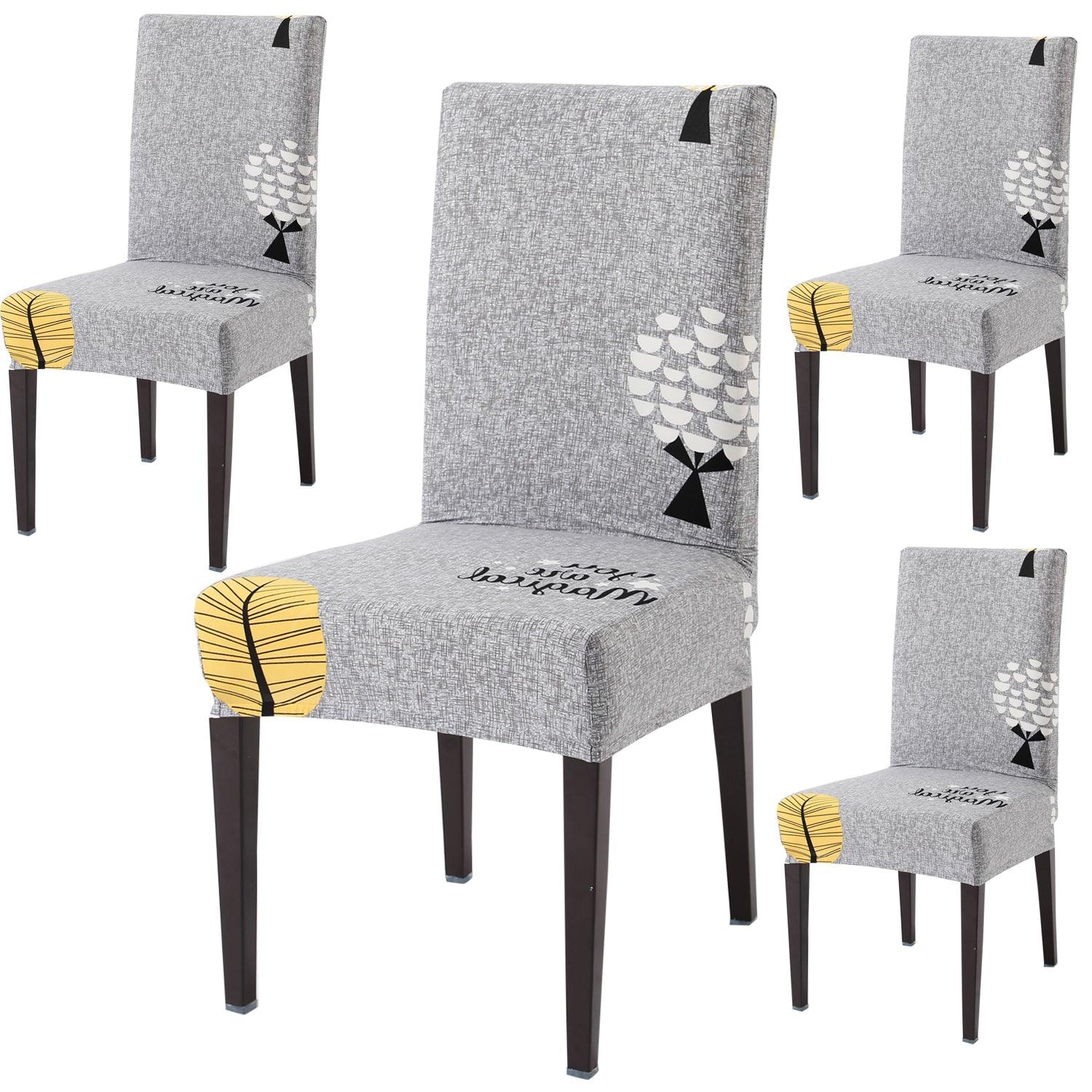 Grey Trees dining chair covers set of 4