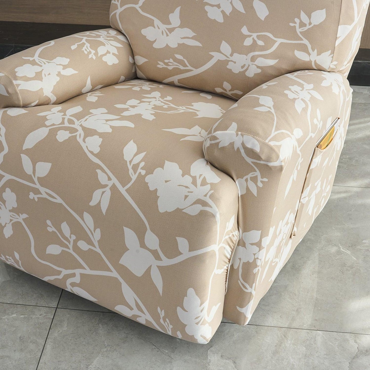 Modern and stylish print recliner covers