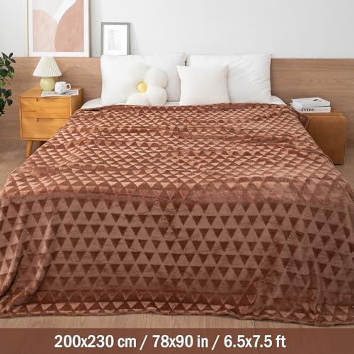 Brown Colour AC Blanket Double Bed | HOKIPO