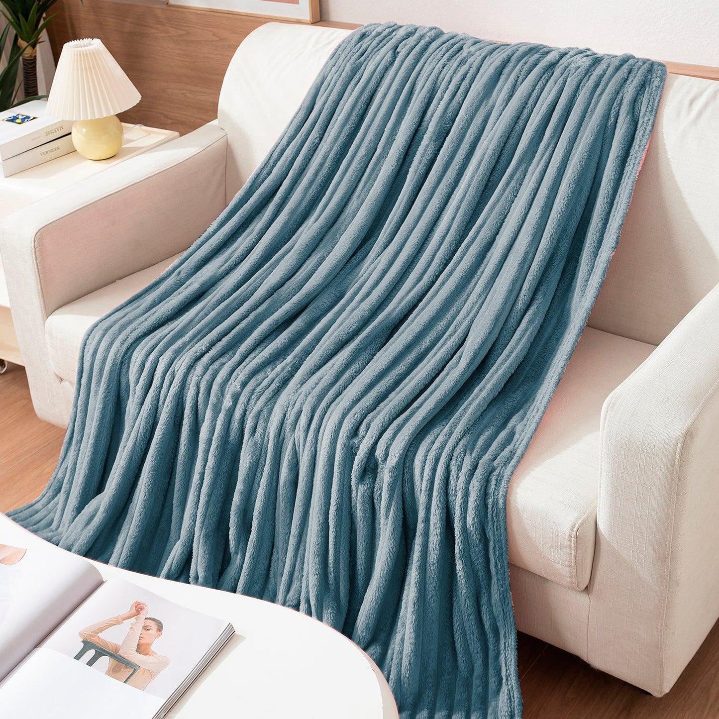 Buy Soft Striped Textured AC Blanket online At HOKIPO