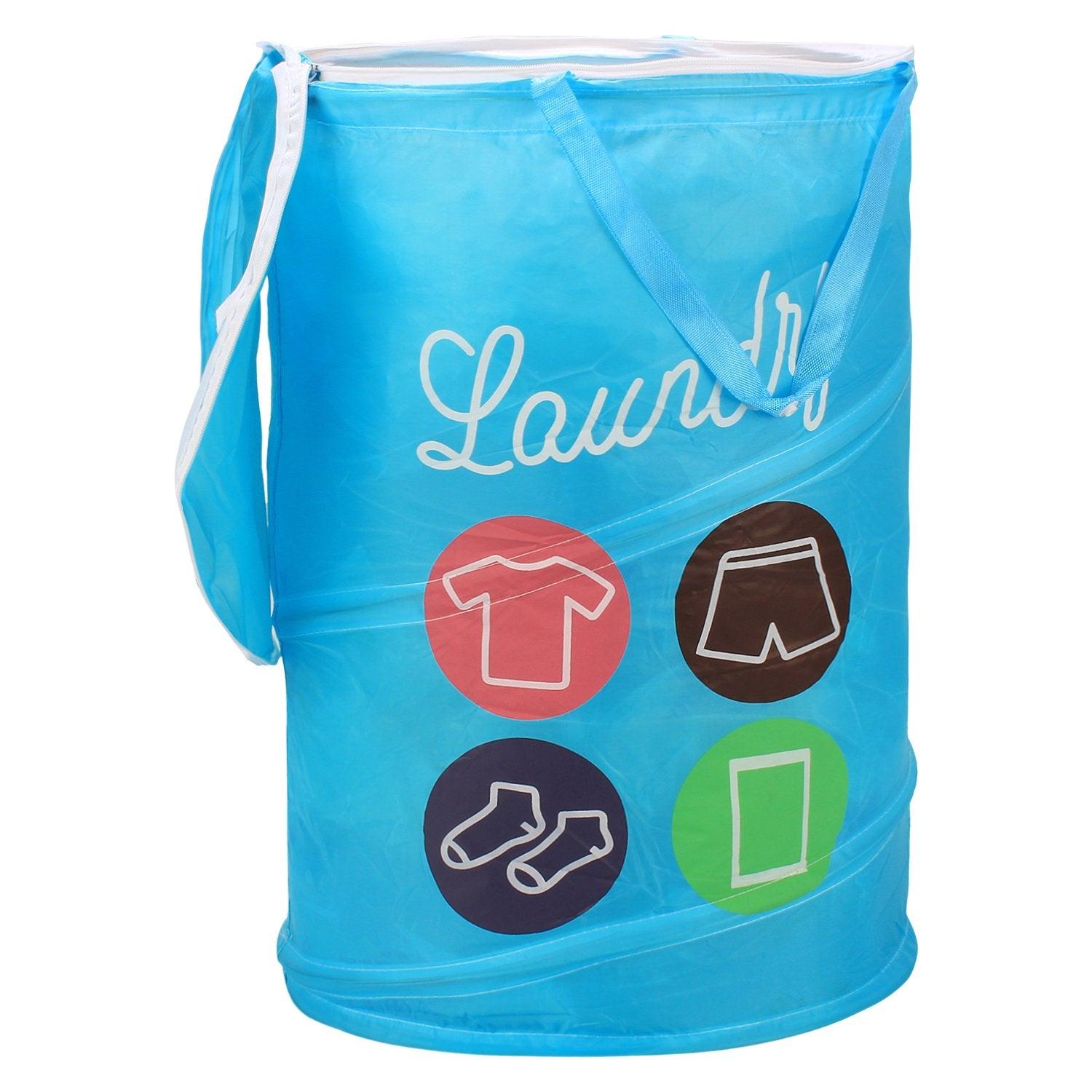 HOKIPO Foldable Cloth Pop Up Laundry Bag Hamper, 48 - Ltr - HOKIPO | Har Ghar ka Humsafar