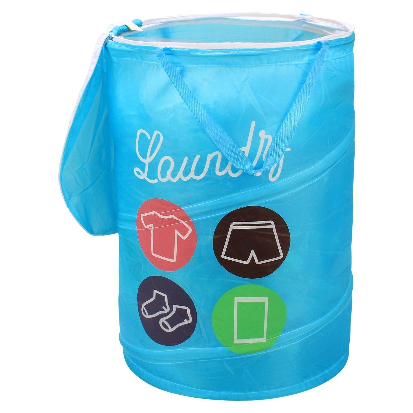 HOKIPO Foldable Cloth Pop Up Laundry Bag Hamper, 48 - Ltr - HOKIPO | Har Ghar ka Humsafar