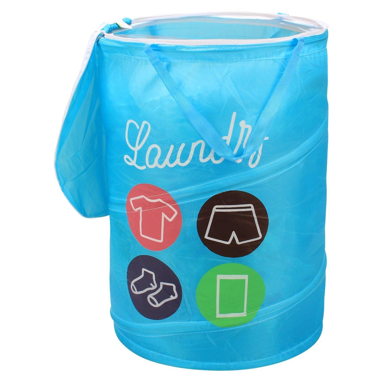HOKIPO Foldable Cloth Pop Up Laundry Bag Hamper, 48 - Ltr - HOKIPO | Har Ghar ka Humsafar