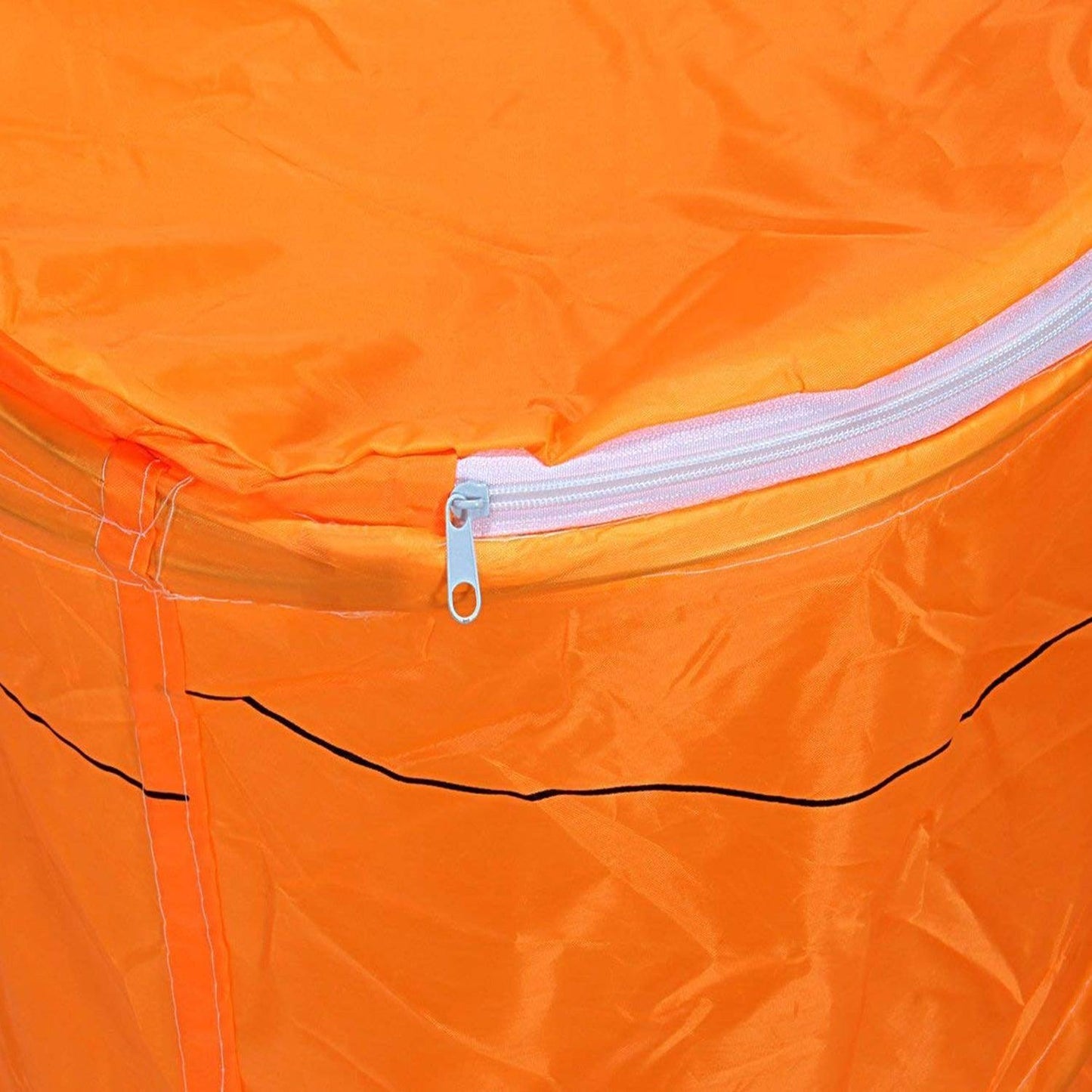 HOKIPO Foldable Cloth Pop Up Laundry Bag Hamper, 50 - Ltr - Orange - HOKIPO | Har Ghar ka Humsafar