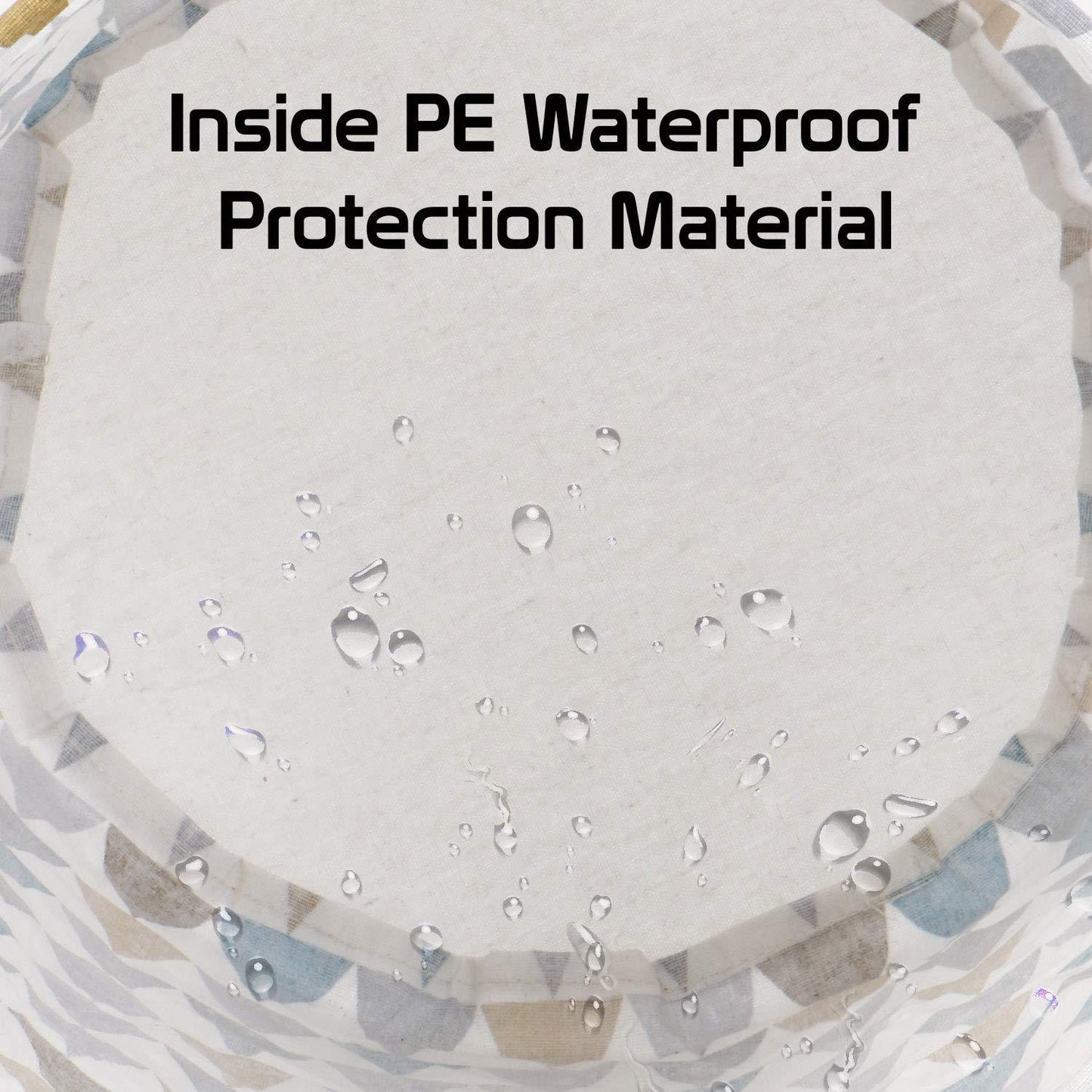 HOKIPO Folding Laundry Cotton Basket for Clothes - Large 43 LTR, Multicolor - HOKIPO | Har Ghar ka Humsafar