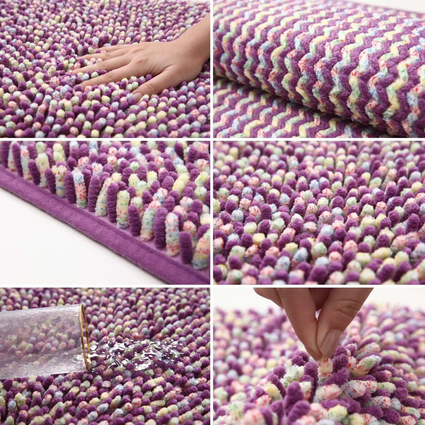 Machine Washable Soft Bath Mat - HOKIPO | Har Ghar ka Humsafar
