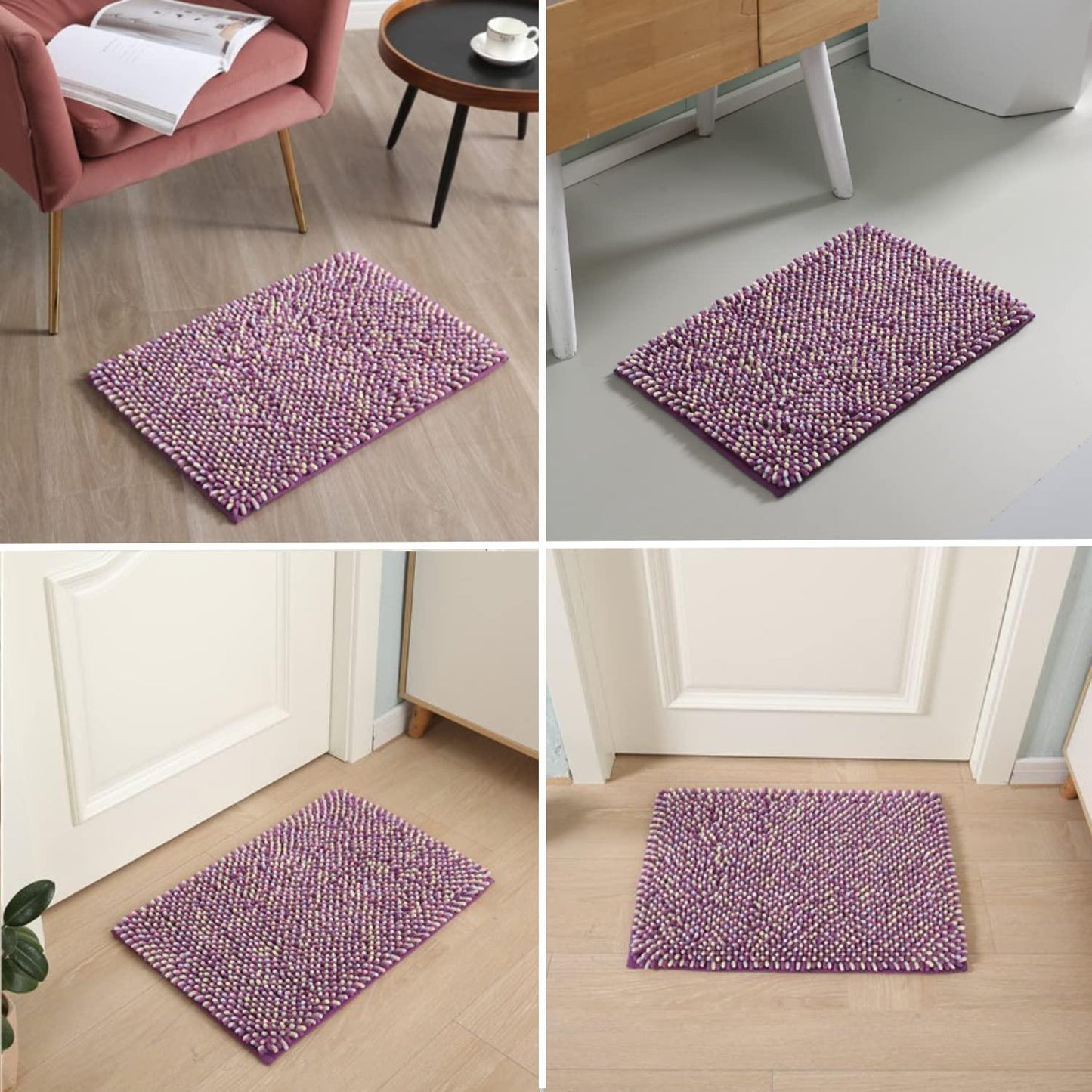 Machine Washable Soft Bath Mat - HOKIPO | Har Ghar ka Humsafar