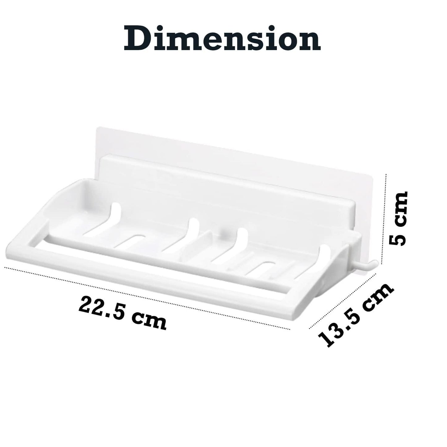 Buy best double soap stand for bathroom wall | HOKIPO