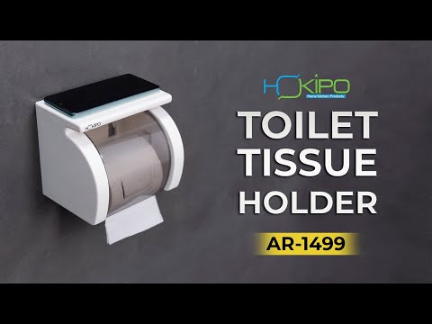 HOKIPO covered toilet roll holder