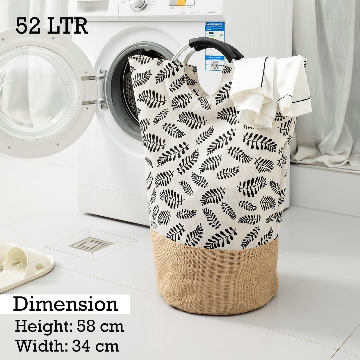 Printed Laundry Dirty Clothes Basket - HOKIPO | Har Ghar ka Humsafar