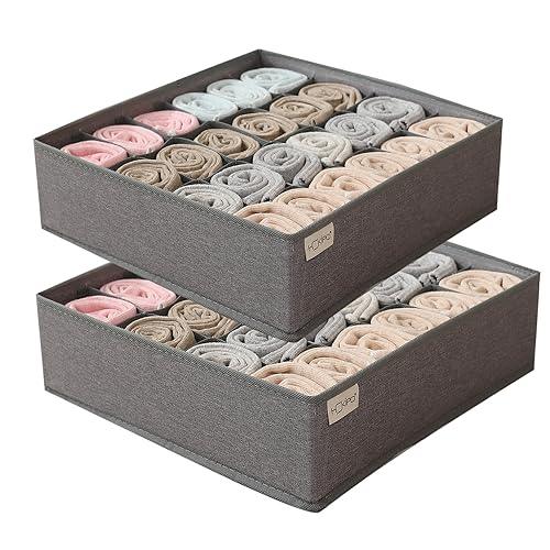 Undergarment Organizer for Wardrobe and Drawers, Grey - HOKIPO | Har Ghar ka Humsafar