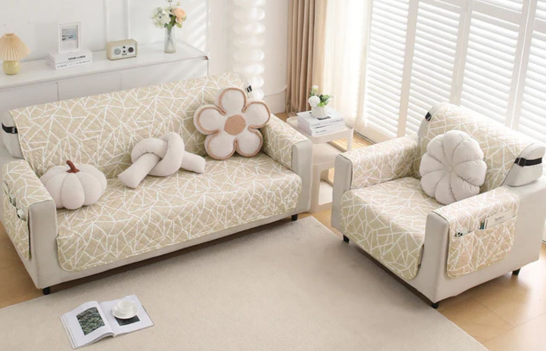 Stylish waterproof sofa cover for 1, 2, 3 seater sofa throws