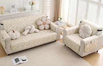 Stylish waterproof sofa cover for 1, 2, 3 seater sofa throws