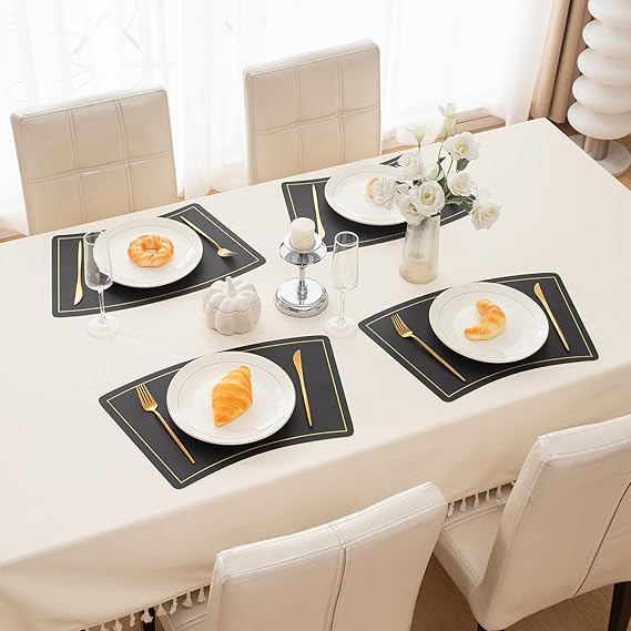 Faux Leather Placemats - HOKIPO | Har Ghar ka Humsafar