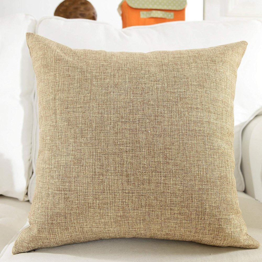 Poly Jute Cushion Cover - HOKIPO | Har Ghar ka Humsafar