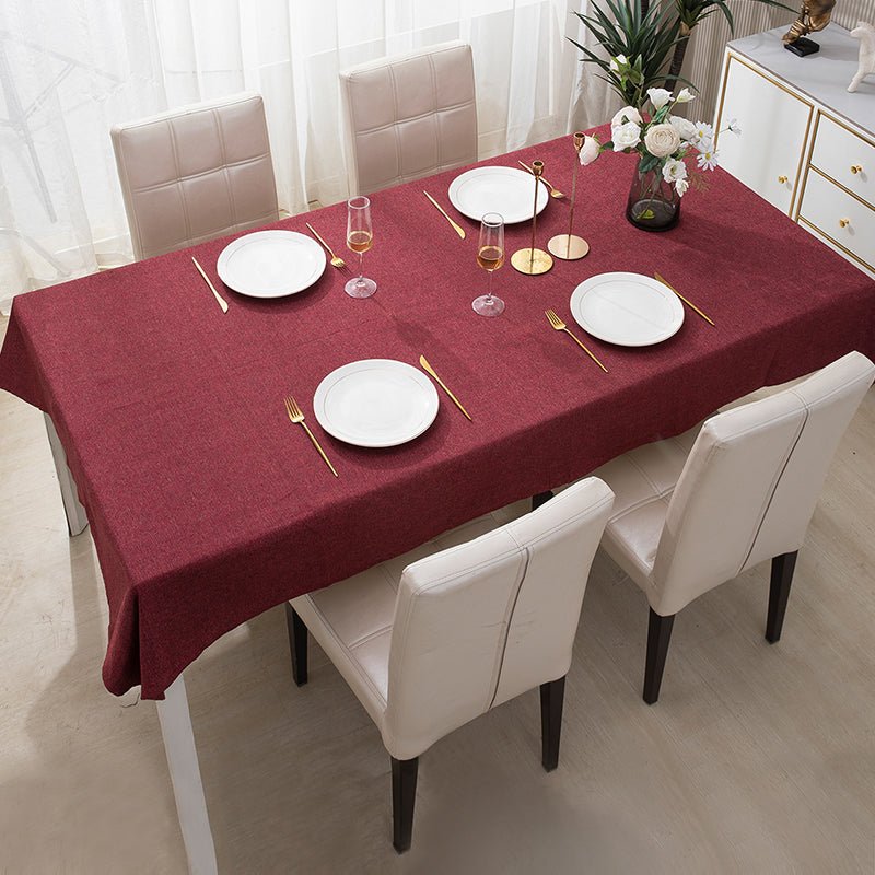 Poly Jute Table Cloth - HOKIPO | Har Ghar ka Humsafar