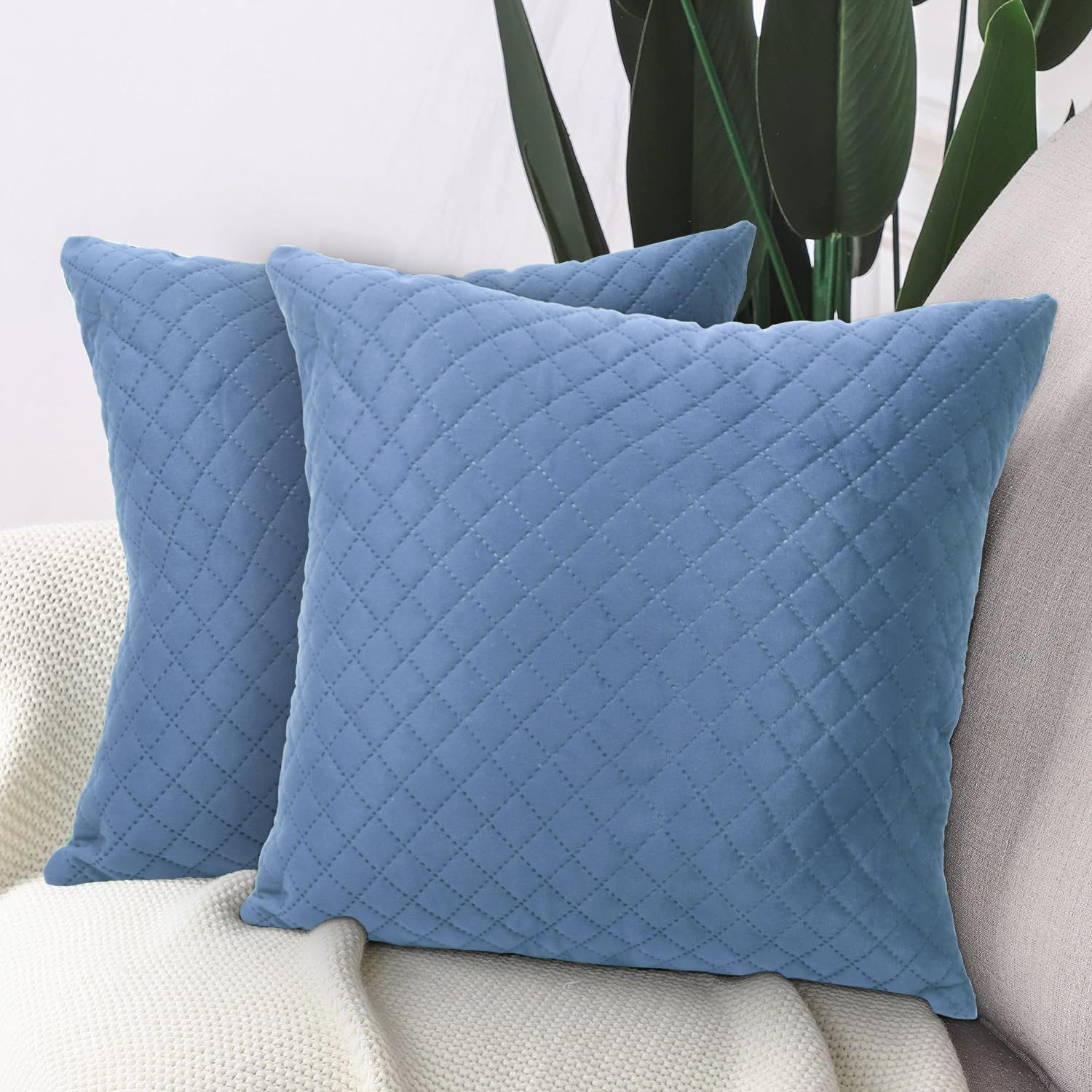 Quilted Cushion Cover - HOKIPO | Har Ghar ka Humsafar