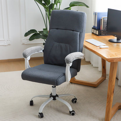 170gsm Jacquard Office Chair Arm Rest Cover (Elastic Style), 1 Pair, Light Grey