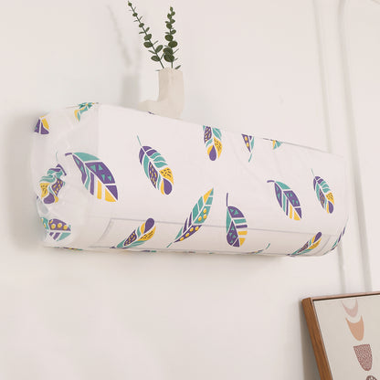 Dustproof, Waterproof & Washable Indoor AC Cover - Boho Feathers