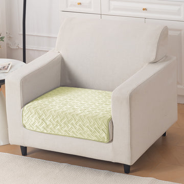 Softline Quilted Sofa Cover Mat, Butter Cream