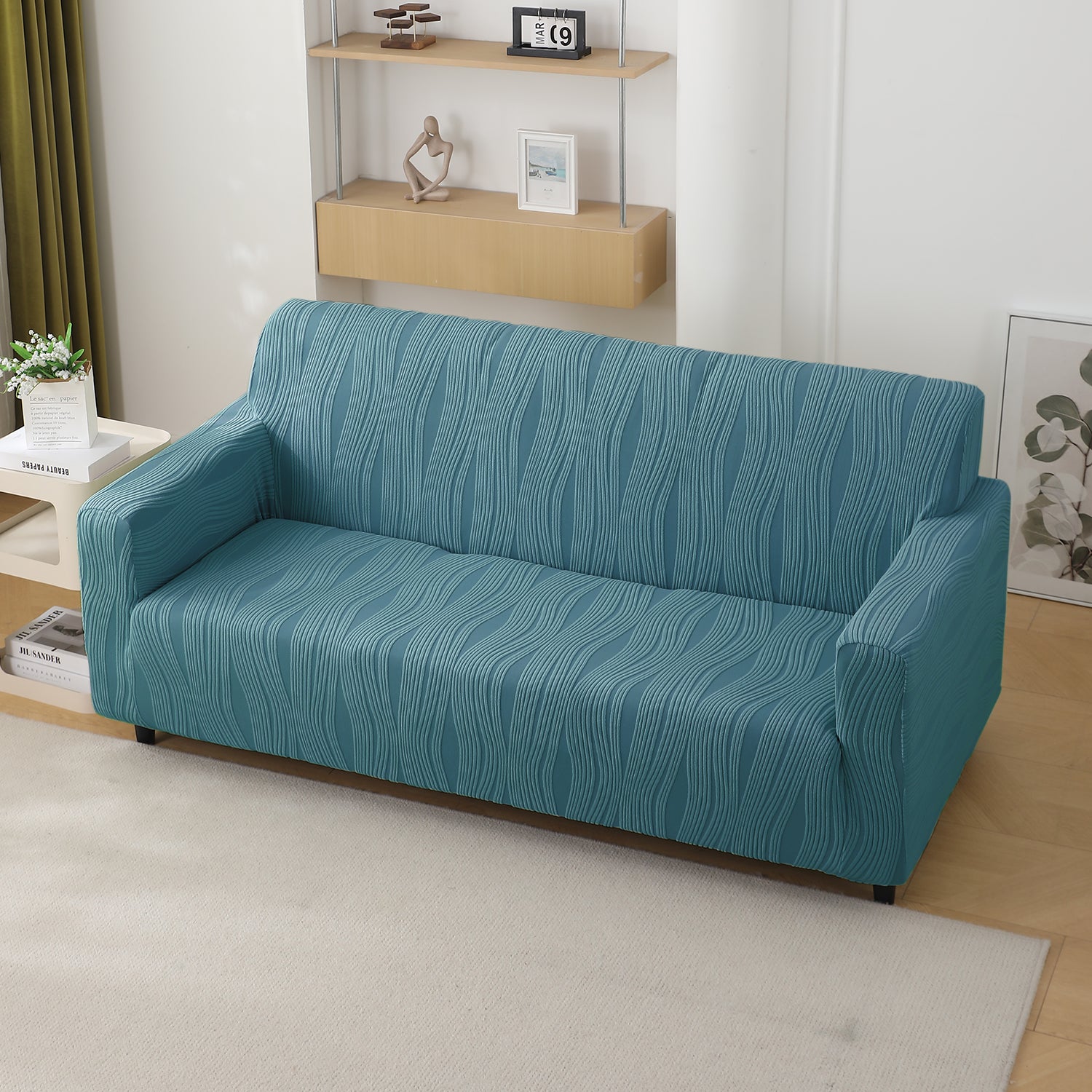 Designer Woven Jacquard Sofa Cover - HOKIPO | Har Ghar ka Humsafar