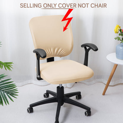 Beige Regular Office Chair Cover | Hokipo