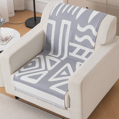 Urban Tribe Premium Chenille Fabric Sofa Cover, Grey