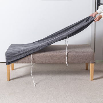Nestiva Series 200gsm Knitting Jacquard Bench Cover - Porpoise Grey
