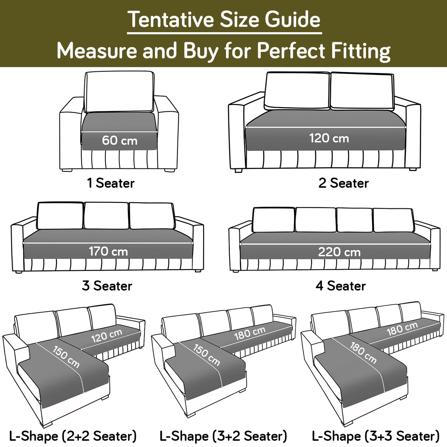 French Classic Frill Wavy Sofa Cover Mat, Dark Olive Green