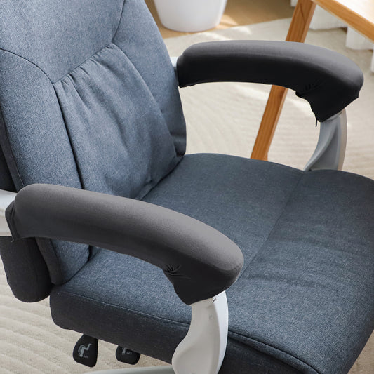 140gsm Armrest Covers for Office Chair (Zipper Style), 1 Pair, Grey