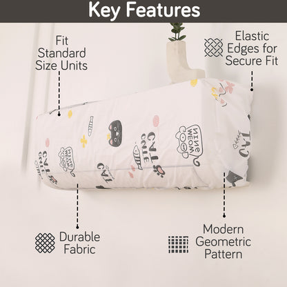 Dustproof, Waterproof & Washable Indoor AC Cover -  Playful Cats