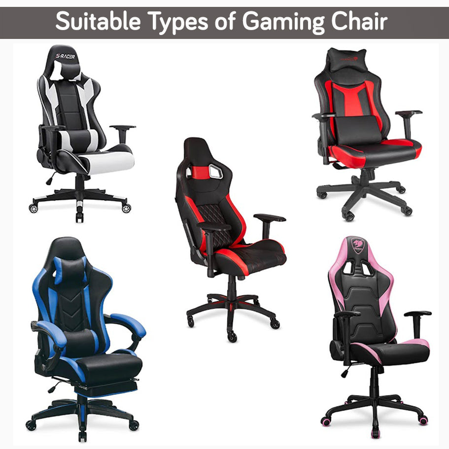 Gaming Chair Cover Stretchable Computer Rotating Chair Seat Covers Slipcover, Burgundy