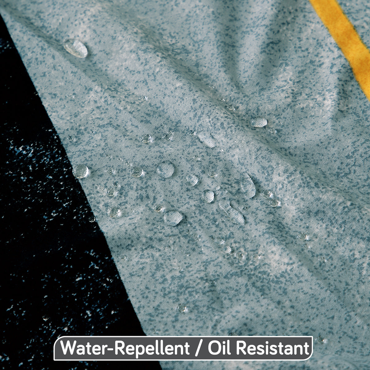 Buy Multicolor Abstract Geometry Printed Water-Repellent & Oil Resistant Tables Cover