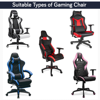 Gaming Chair Cover Elastic Jacquard Computer Rotating Chair Seat Covers Slipcover, Navy Blue