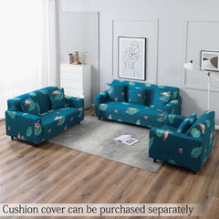 Elastic Stretchable Printed Sofa Cover, Feather Print