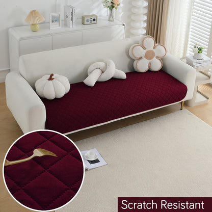 HOKIPO Waterproof Quilted Mats, Burgundy