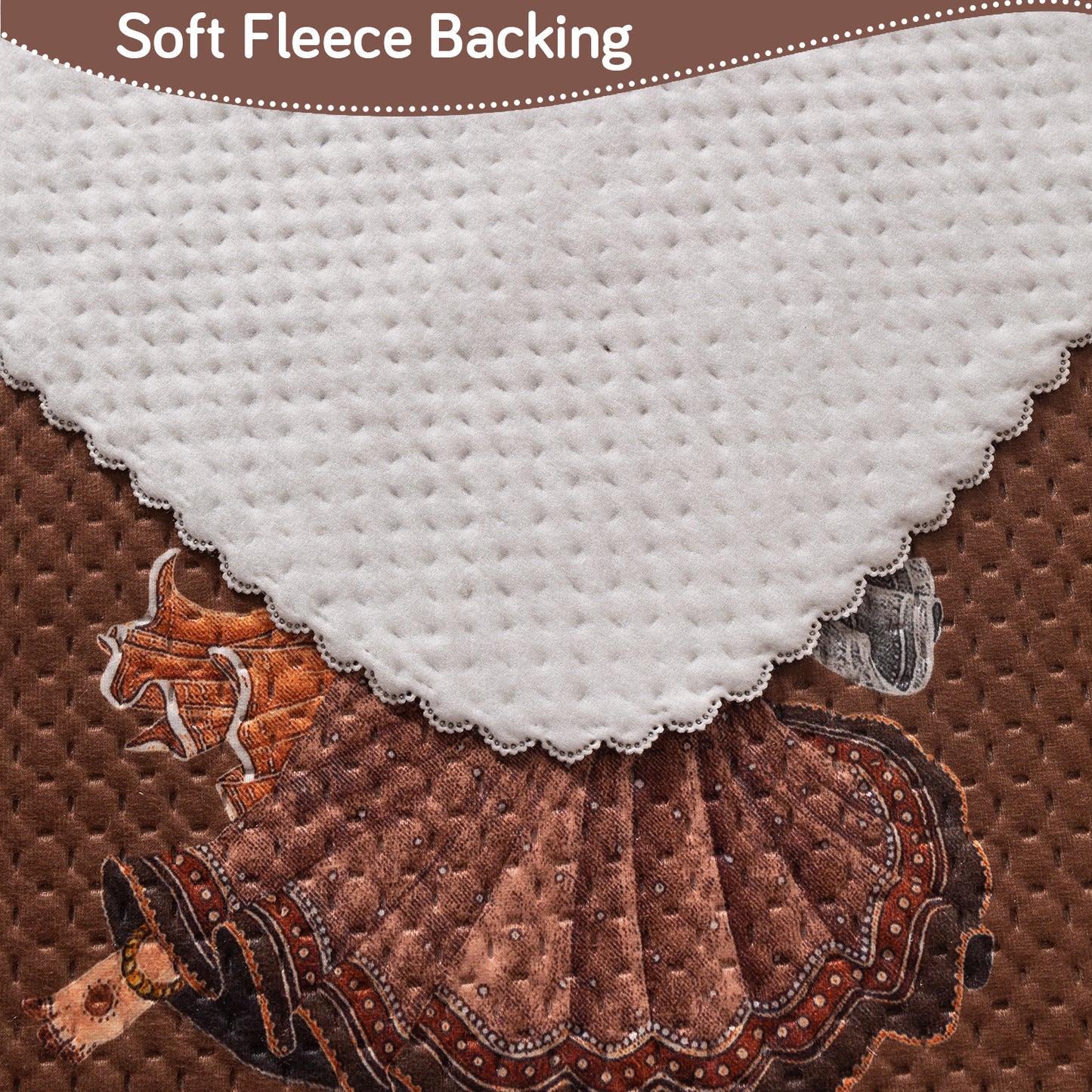HeavenHue Fleece Soft Touch Quilted Sofa Cover Set Washable Sofa Panel for Seat & Back - Nritya Echo