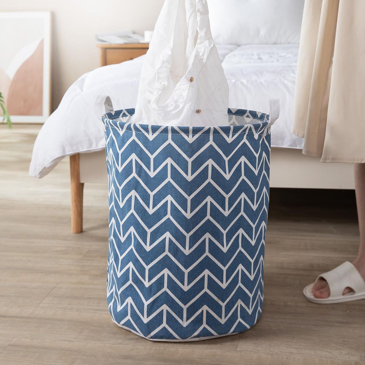 Foldable Laundry Bag with Handles, Large 43 LTR