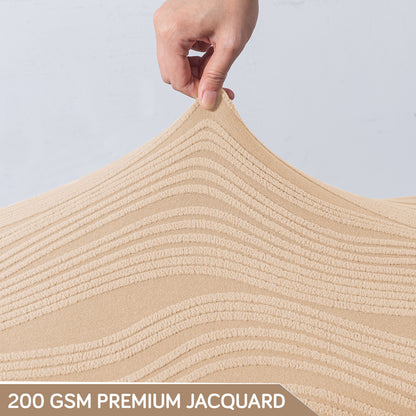 Nestiva Series 200gsm Knitting Jacquard Bench Cover - Blush Beige