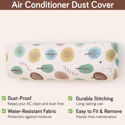 Dustproof, Waterproof & Washable Indoor AC Cover - Nature Trees