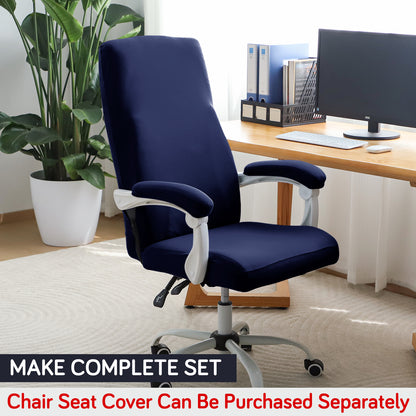 140gsm Armrest Covers for Office Chair (Elastic Style), 1 Pair, Navy Blue