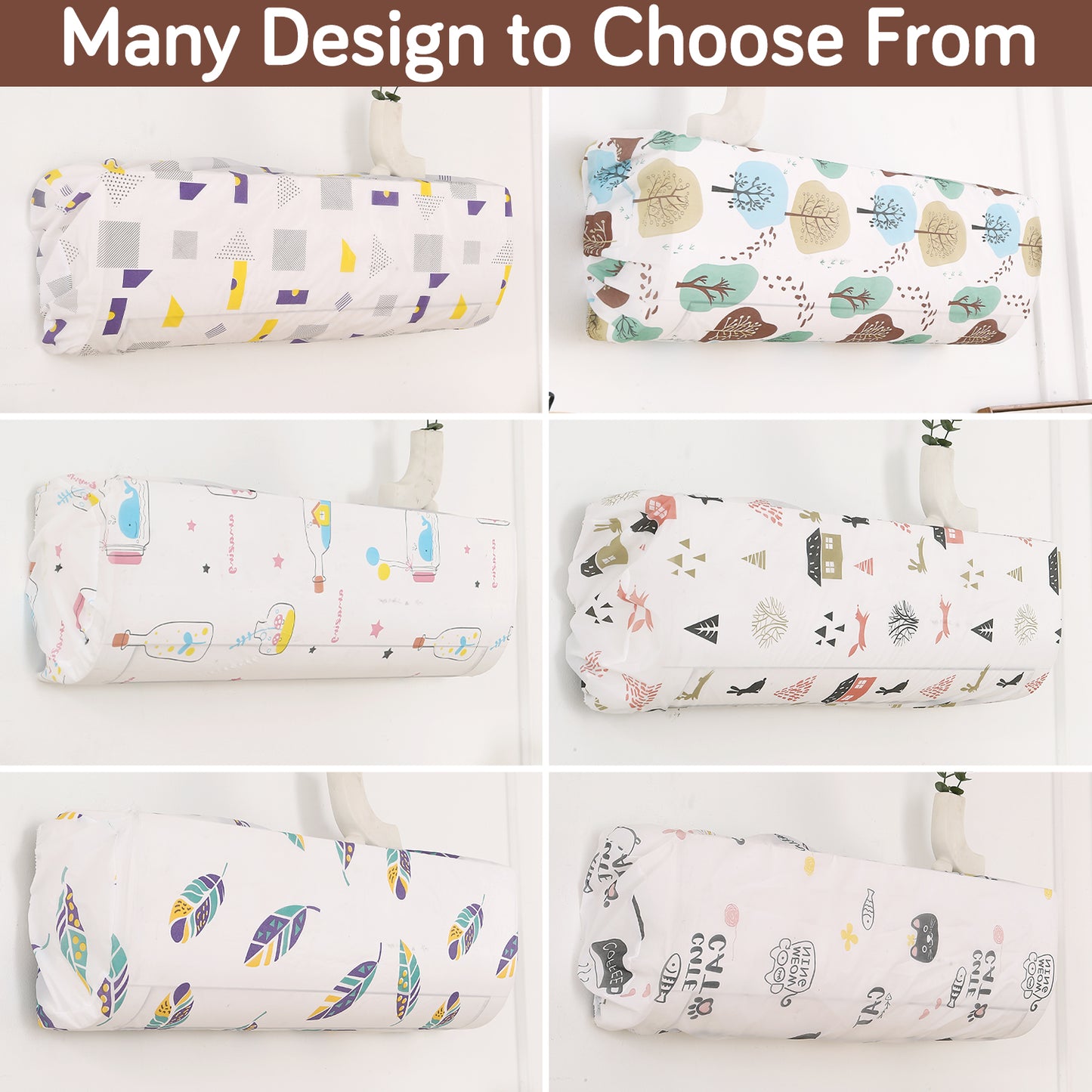 Dustproof, Waterproof & Washable Indoor AC Cover - Nature Trees