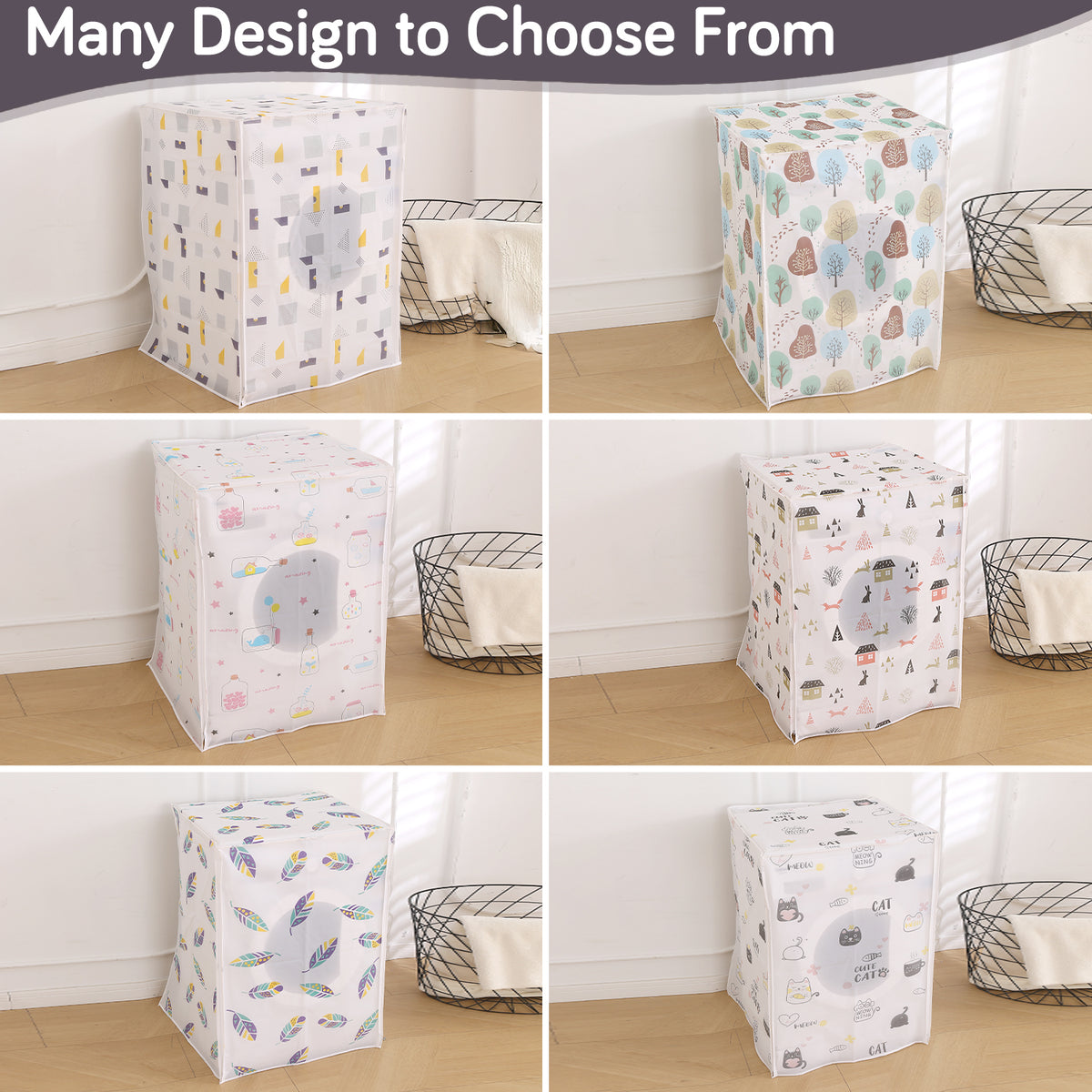 Buy Many Designs for Washing Machine Covers | Hokipo