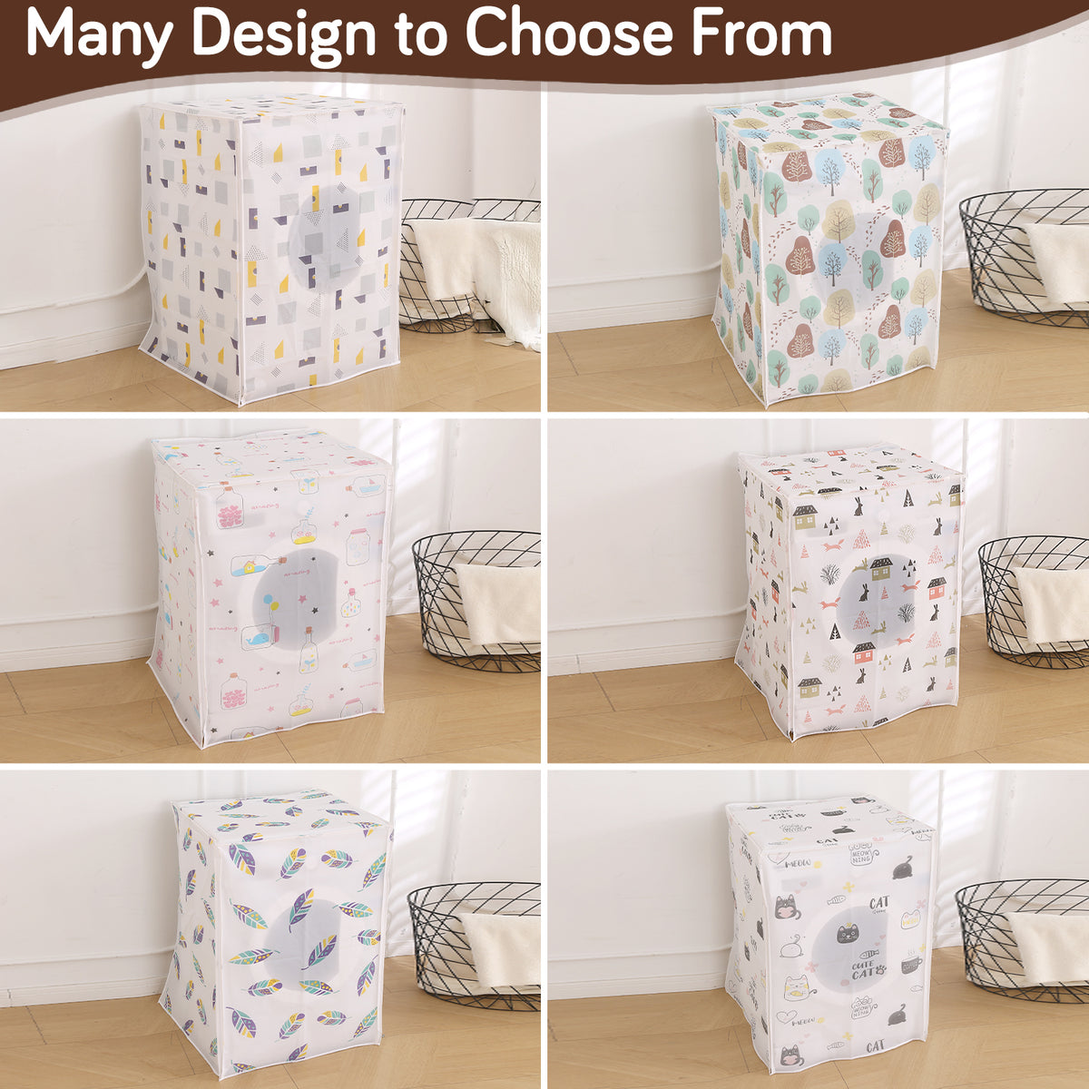 Buy Many Designs for Washing Machine Covers | Hokipo