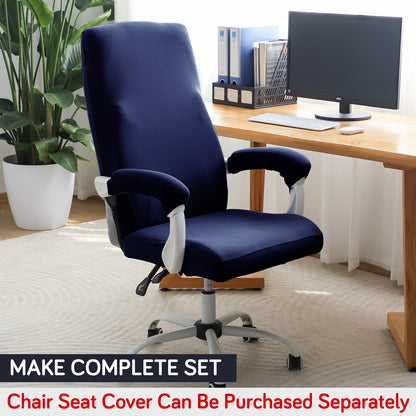 140gsm Armrest Covers for Office Chair (Zipper Style), 1 Pair, Navy Blue